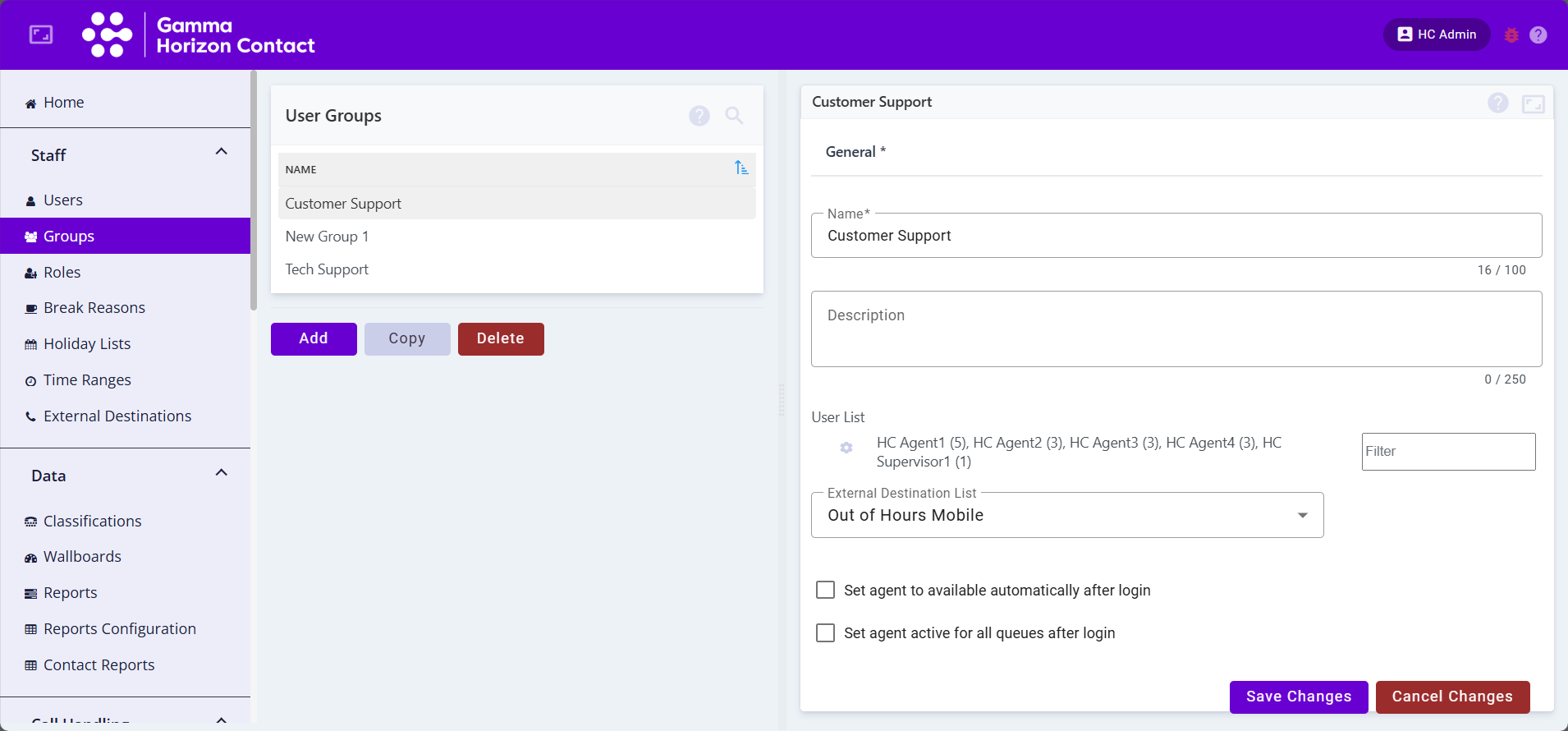 Recording External Destination Calls - Administrator Knowledge Base